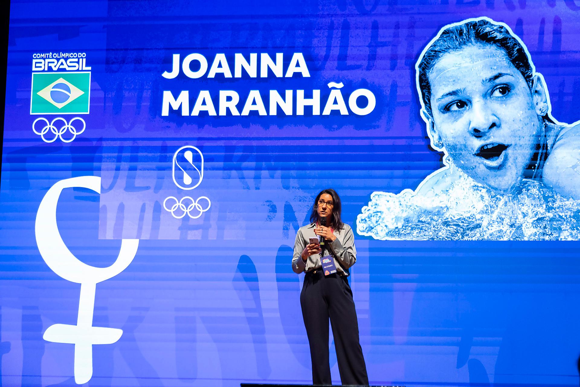 Joanna Maranhão destaca protagonismo do COB na promoção do Esporte Seguro