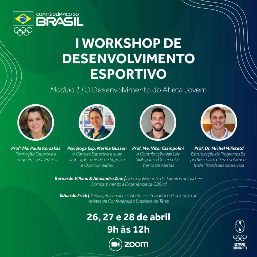 1° dia do I Workshop de Desenvolvimento Esportivo discutiu a formação esportiva a longo prazo na prática