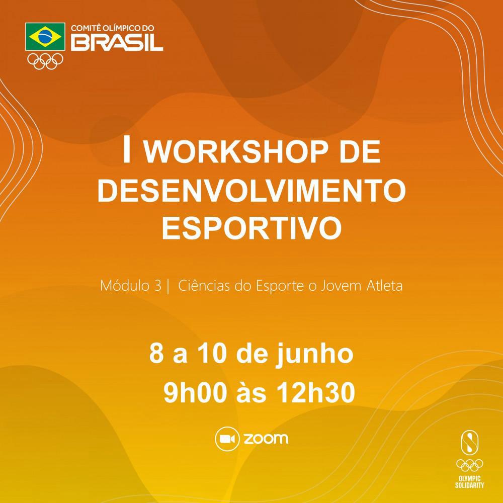 Terceiro módulo do I Workshop de Desenvolvimento Esportivo do COB aborda Ciências do Esporte e o Jovem Atleta