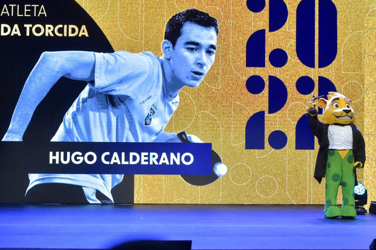 Hugo Calderano vence votação popular e é eleito o Atleta da Torcida no Prêmio Brasil Olímpico