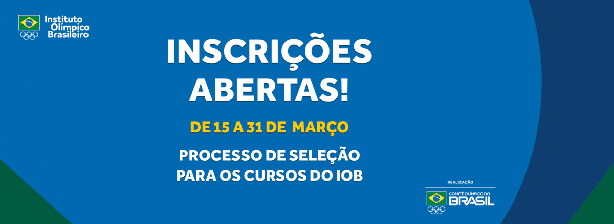 COB abre inscrições para cursos gratuitos de gestão esportiva, treinamento, carreira do atleta e esporte seguro