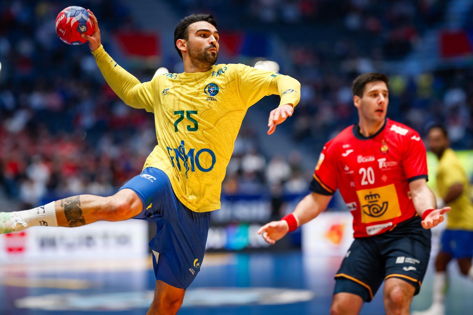 Brasil conquistou vitória histórica sobre a Espanha no Mundial de Handebol (IHF)