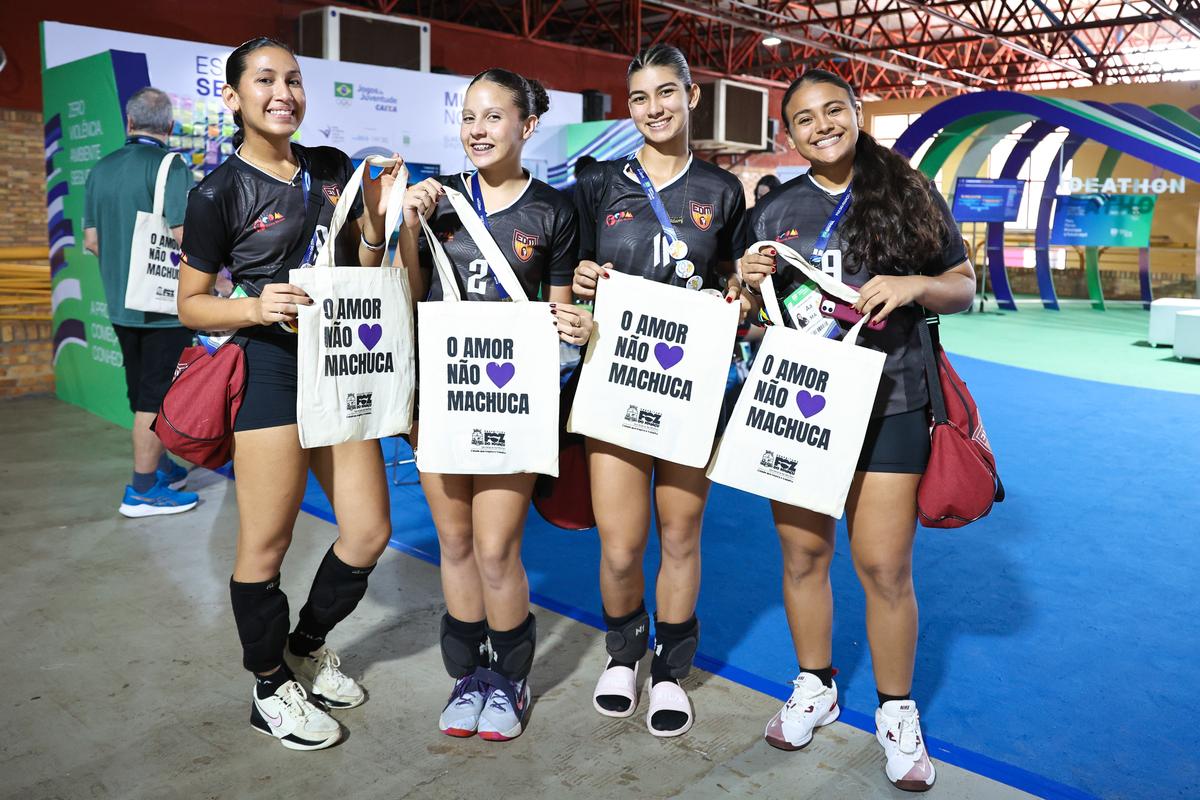 Jogos da Juventude CAIXA Foz do Iguaçu 2026 recebem representantes do município para ações antirracistas e de prevenção à violência contra as mulheres