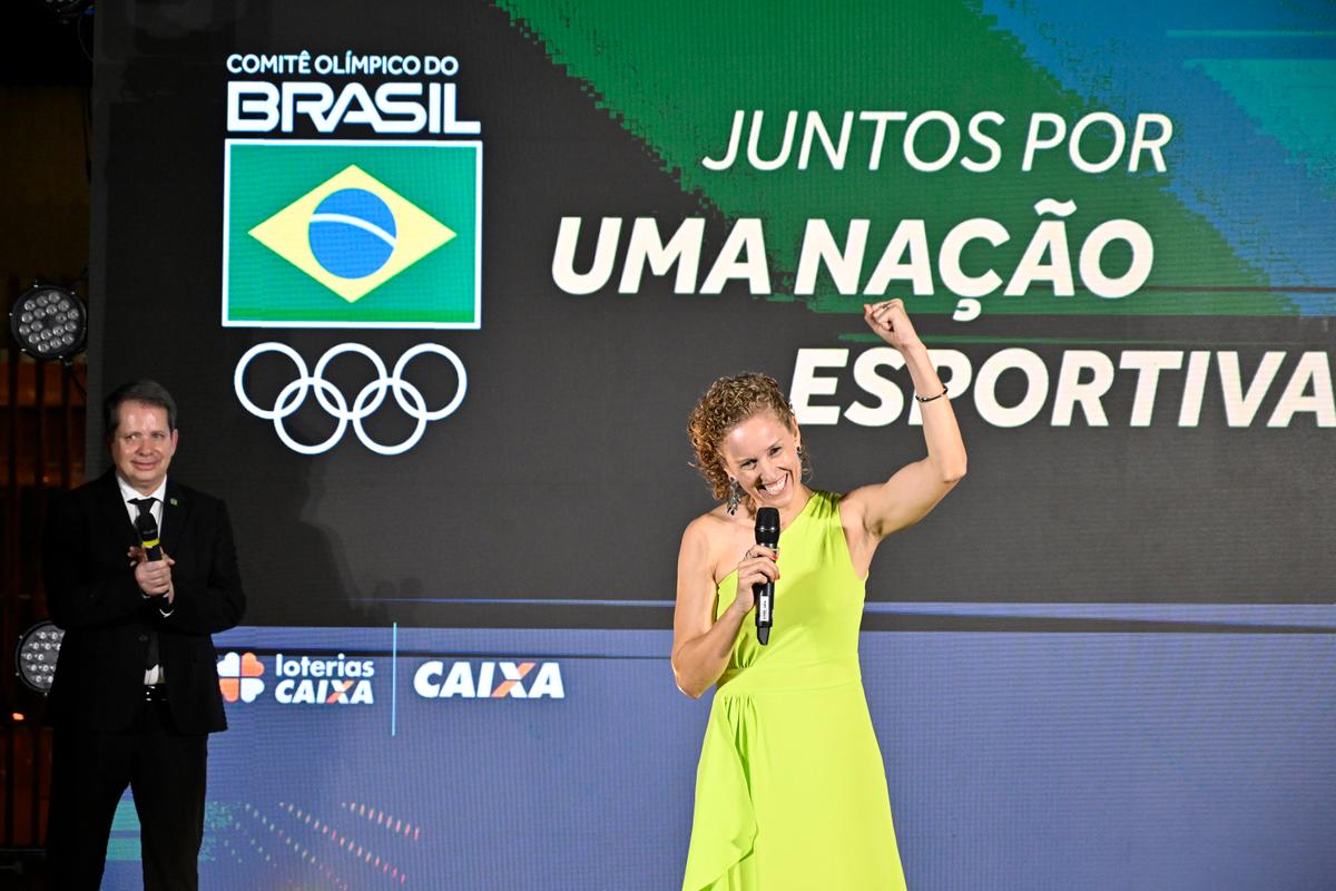 Yane Marques, vice-presidente do COB, fala ao The Players Tribune no Dia Internacional da Mulher