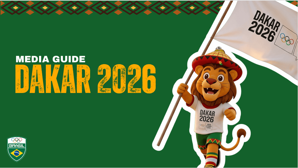COB lança Media Guide do Time Brasil para os Jogos Olímpicos da Juventude Dakar 2026