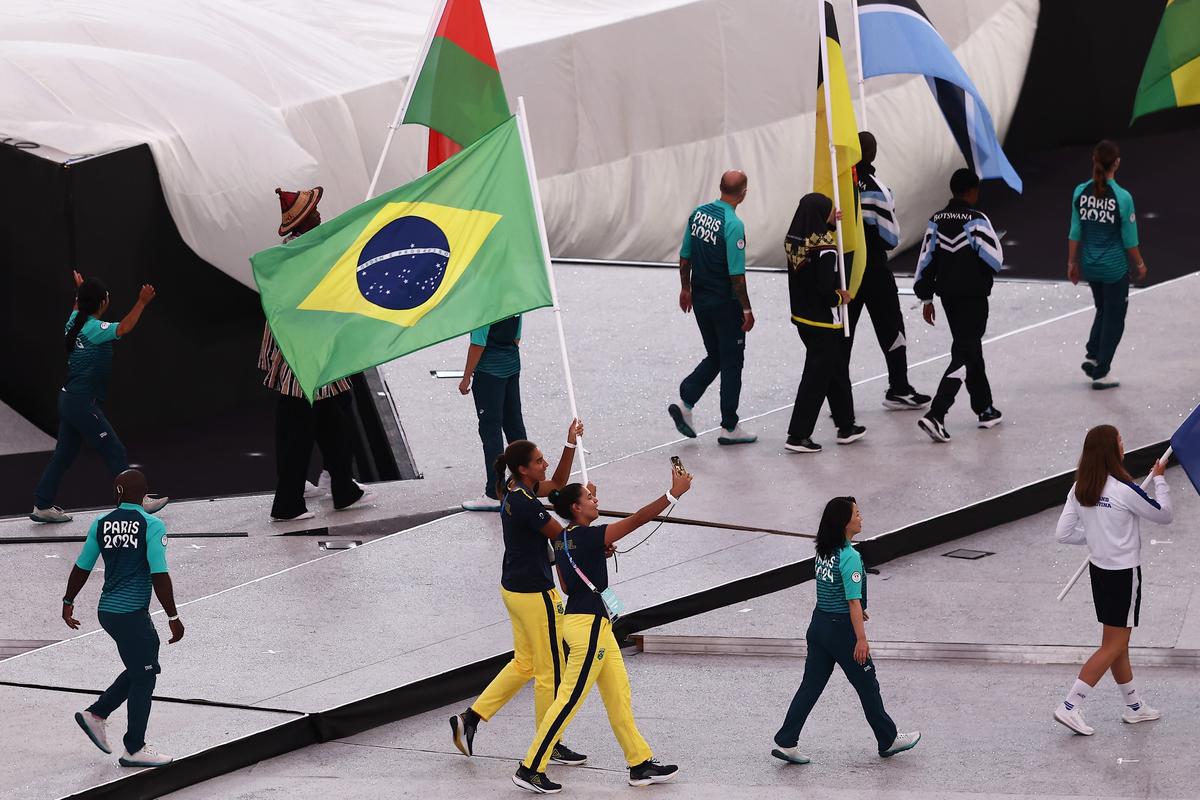Cerimonia de Encerramento dos Jogos Olímpicos Paris 2024. Foto Alexandre Loureiro COB