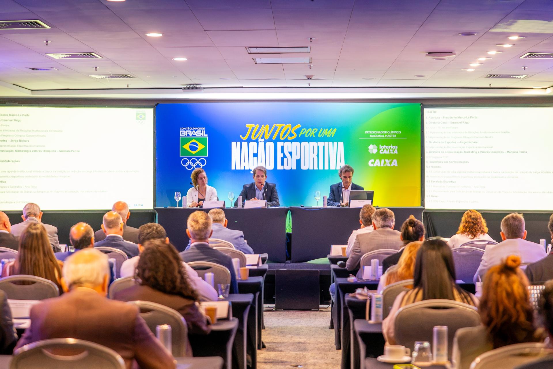 Reunião de Trabalho entre COB e Confederações discute governança, Fit for the Future e presença em organismos internacionais