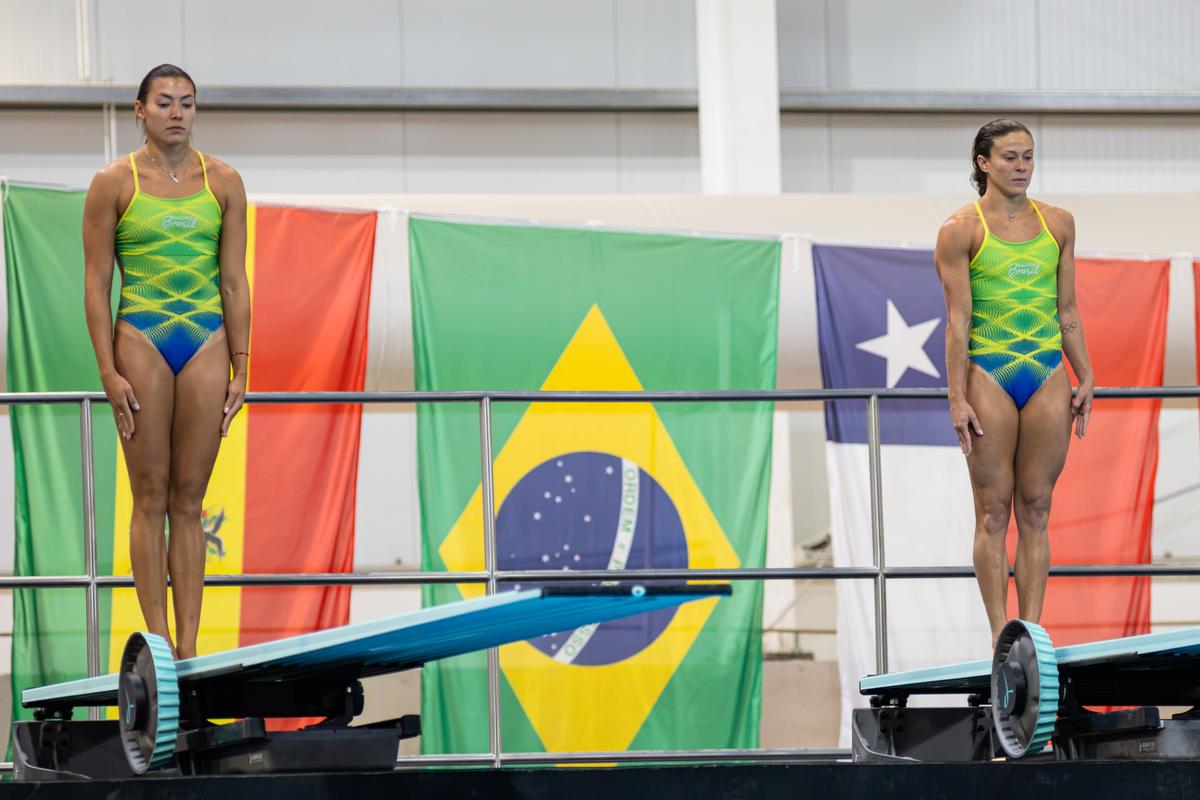 Em dia de ouro de Anna Santos e Luana Lira, saltos ornamentais encerram participação em Santa Fé 2026