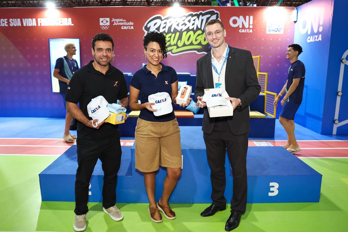  Representantes da CAIXA vivem experiência marcante no Centro de Convivência dos Jogos da Juventude CAIXA