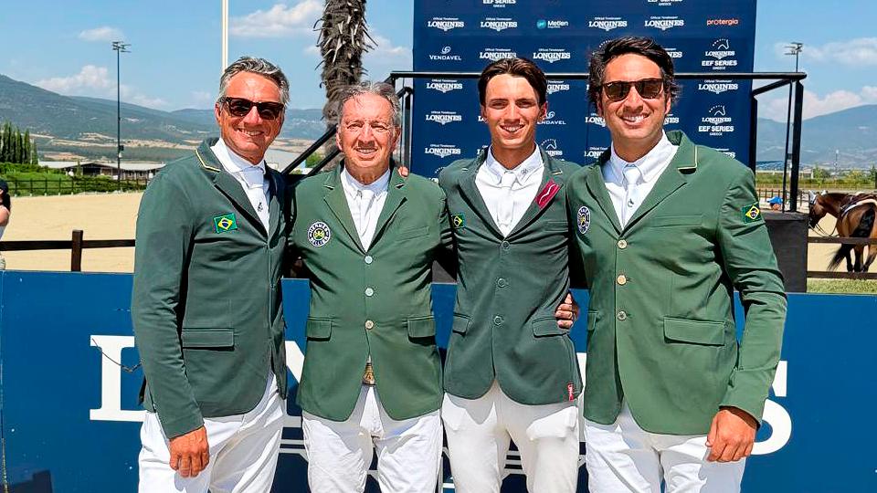 Três gerações da família Azevedo fazem história no hipismo