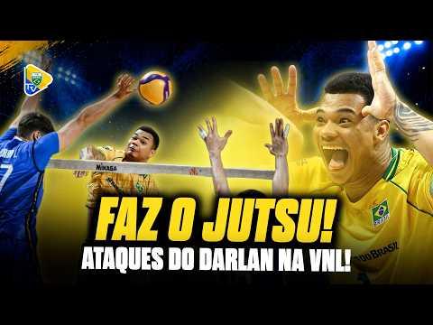 FAZ O JUTSU! MELHORES ATAQUES DO DARLAN NA VNL MASCULINA 2026 | LIGA DAS NAÇÕES MASCULINA DE VÔLEI