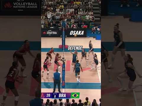 Júlia Bergmann entregou tudo dentro de quadra! 🏐🔥