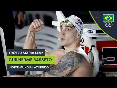 Guilherme Basseto é campeão nos 50m costas no Troféu Maria Lenk e garante índice mundial