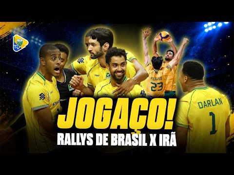RALLYS INSANOS ENTRE BRASIL E IRÃ NA VNL MASCULINA 2026! | LIGA DAS NAÇÕES MASCULINA DE VÔLEI
