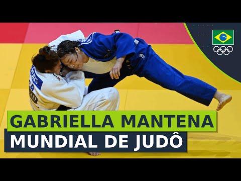 Gabriella Mantena (63kg) vence Kim Jijeong (Coreia do Sul) na estreia I MUNDIAL DE JUDÔ DOHA 2023