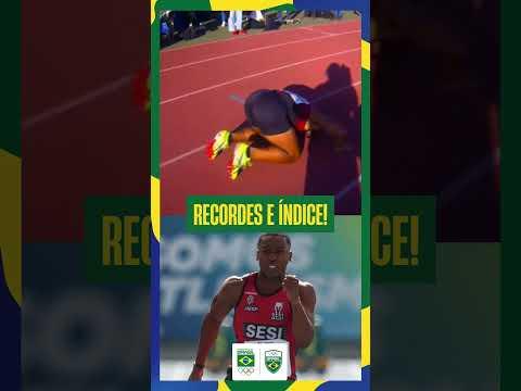 Erik Cardoso bate recorde brasileiro e sul-americano dos 100m rasos no Troféu Brasil de Atletismo!