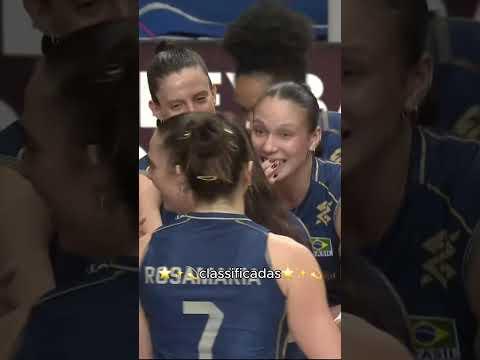 O BRASIL ESTÁ NAS QUARTAS DE FINAL DA LIGA DAS NAÇÕES DE VÔLEI! 🏐💪