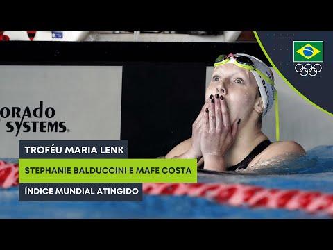 Stephanie Balduccini e Mafe Costa garantem índice nos 200m livre para o Mundial de Singapura
