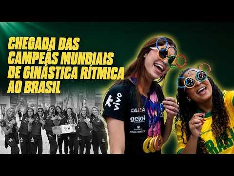 AEROLEOAS: RECEPÇÃO DAS CAMPEÃS MUNDIAIS DE GINÁSTICA RÍTMICA!