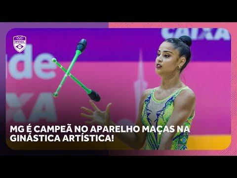 Sarah Mourão é campeã nas maças por MG | Ginástica Rítmica | Jogos da Juventude CAIXA Brasília 2025