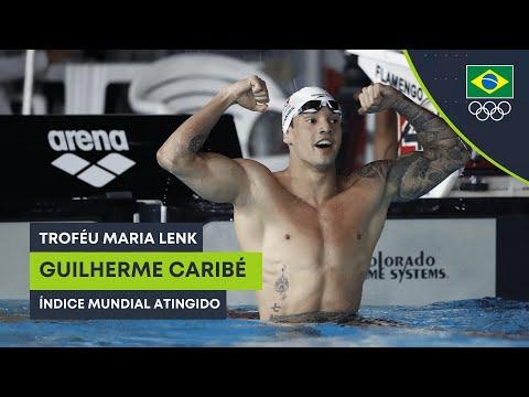 Guilherme Caribé atinge índice nos 100m livre para o Mundial de Singapura