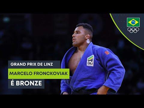 Marcelo Fronckoviak é bronze no Grand Prix de Judô em Linz, na Áustria