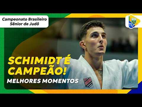 NO NE WAZA! GUILHERME SCHIMIDT VENCE CAMPEONATO BRASILEIRO SÊNIOR DE JUDÔ | MELHORES MOMENTOS 🥇🥋