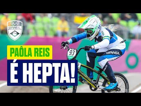 Paôla Reis é heptacampeã brasileira de BMX Racing