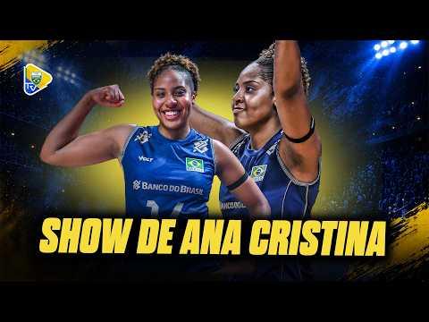 ANA CRISTINA MARCA 30 PONTOS E COMANDA VITÓRIA CONTRA O JAPÃO! 🔥🏐