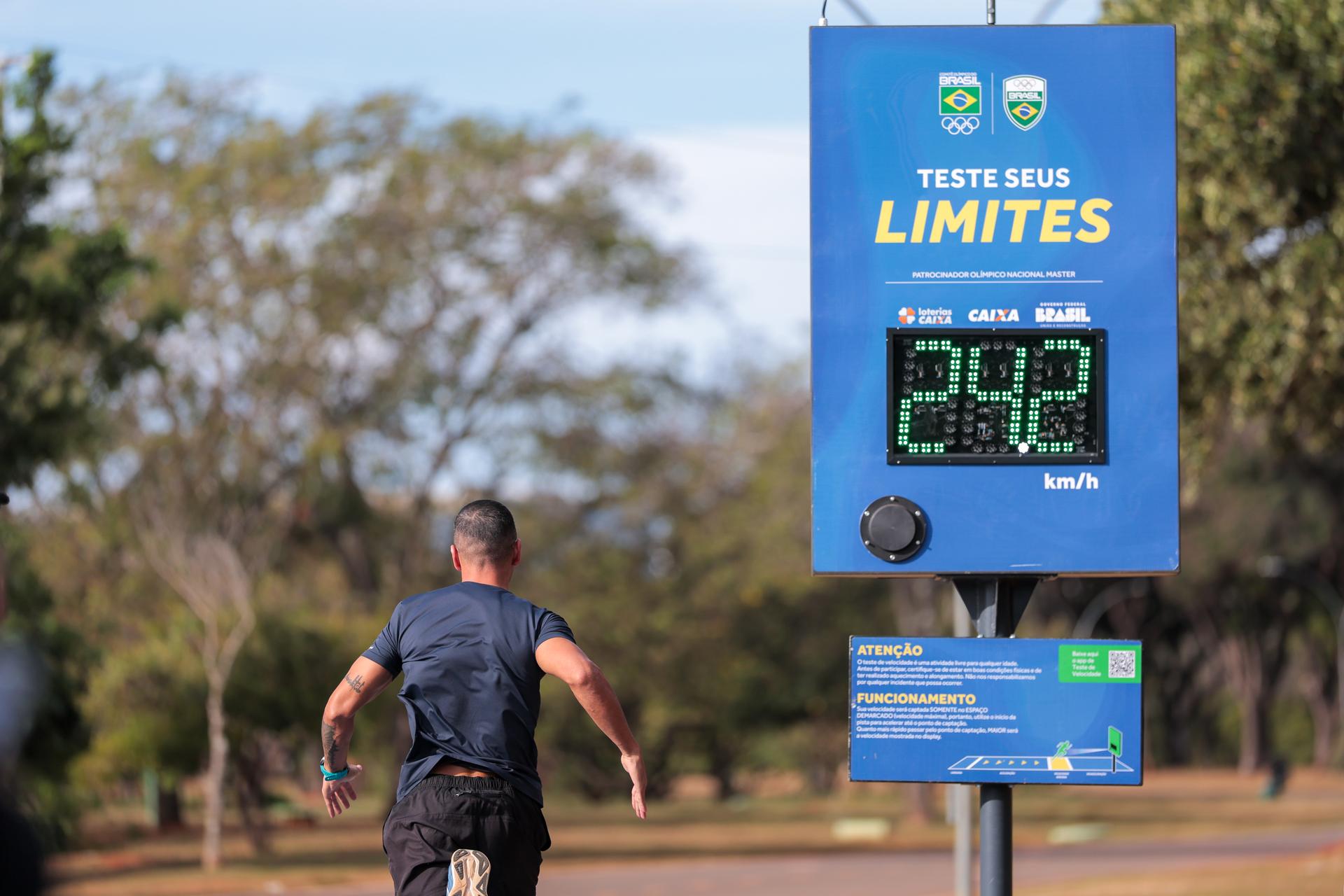 Wagner Araújo/COB Comitê Olímpico do Brasil e Governo do DF inauguram pista de velocidade no Parque da Cidade