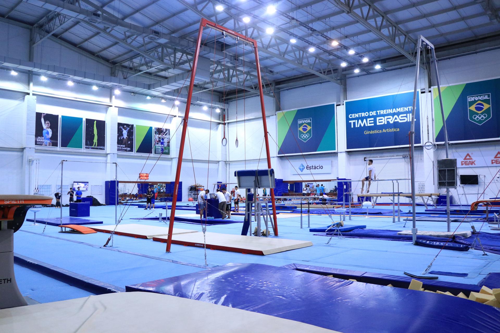 Centro de treinamento da ginástica artística do Time Brasil - Foto: Rafael Bello/COB Centro de treinamento da ginástica artística do COB