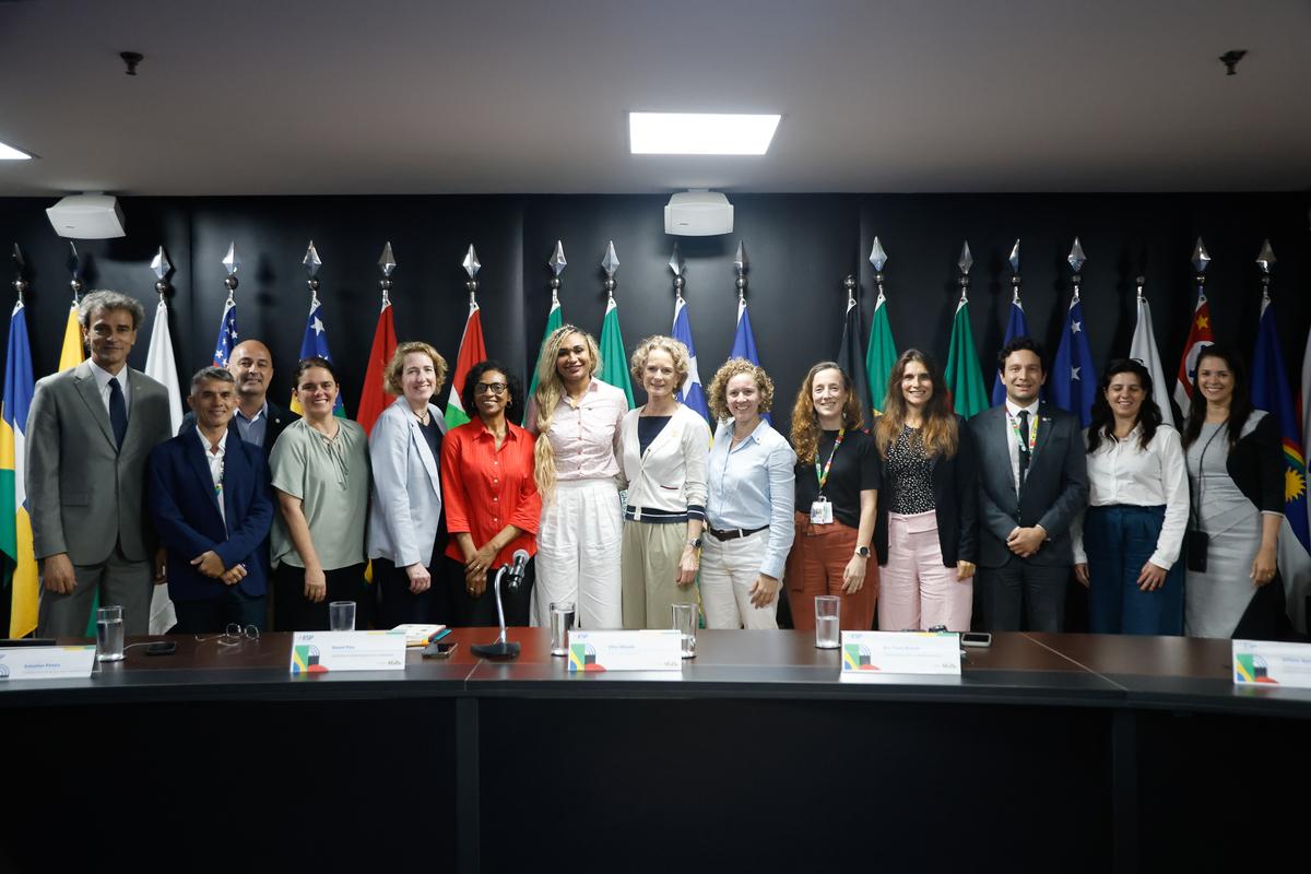 Encontro entre IWG, COB e Ministério do Esporte em Brasília em março deste ano - Foto: Juliana Ávila/COB COB chega à Birmingham, onde assumirá oficialmente liderança da maior rede global de mulheres e esporte