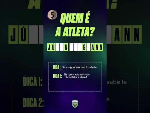 A adm quer saber quem acertou o nome da atleta! 😌💚💛