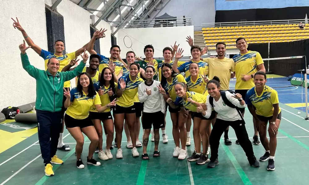 Brasil é bronze na Copa Pan-americana de badminton. Foto: Divulgação/CBBd