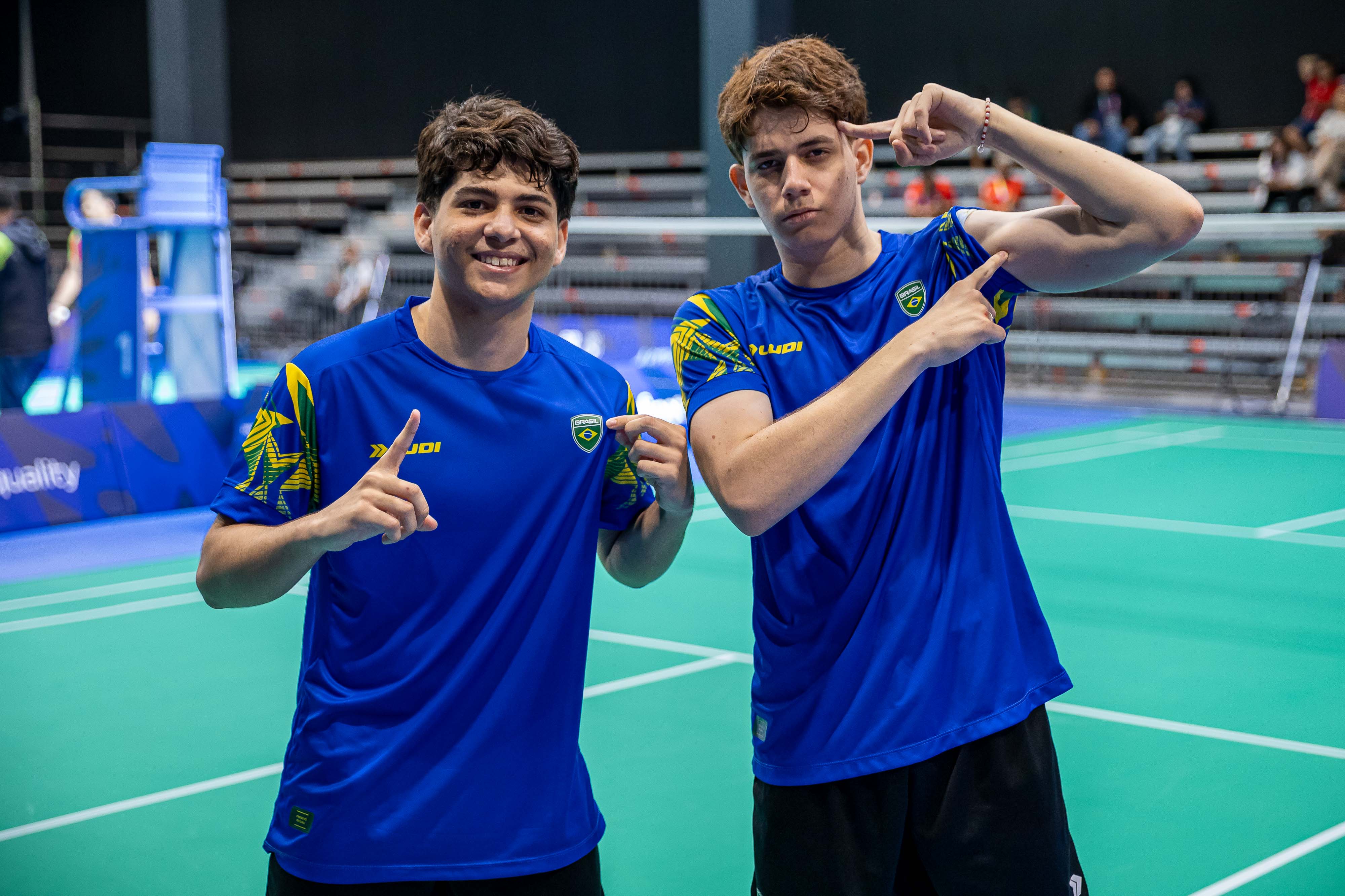 Fhelipe Teixeira e Marcos de Almeida nos Jogos Sul-Americanos da Juventude Panamá 2026