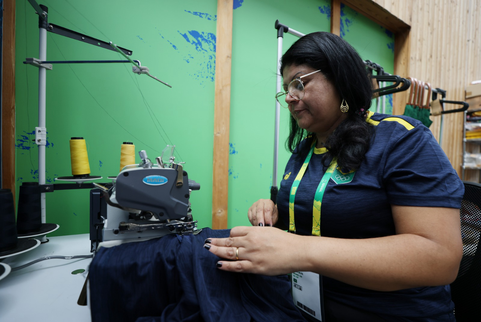 Operação de uniformes para a equipe do Judô - Foto Luiza Moraes COB