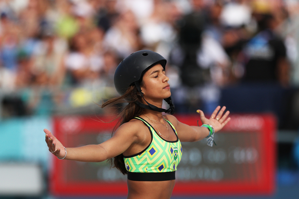 Rayssa Leal foi bronze nos Jogos de Paris. Foto: Gaspar Nobrega/COB