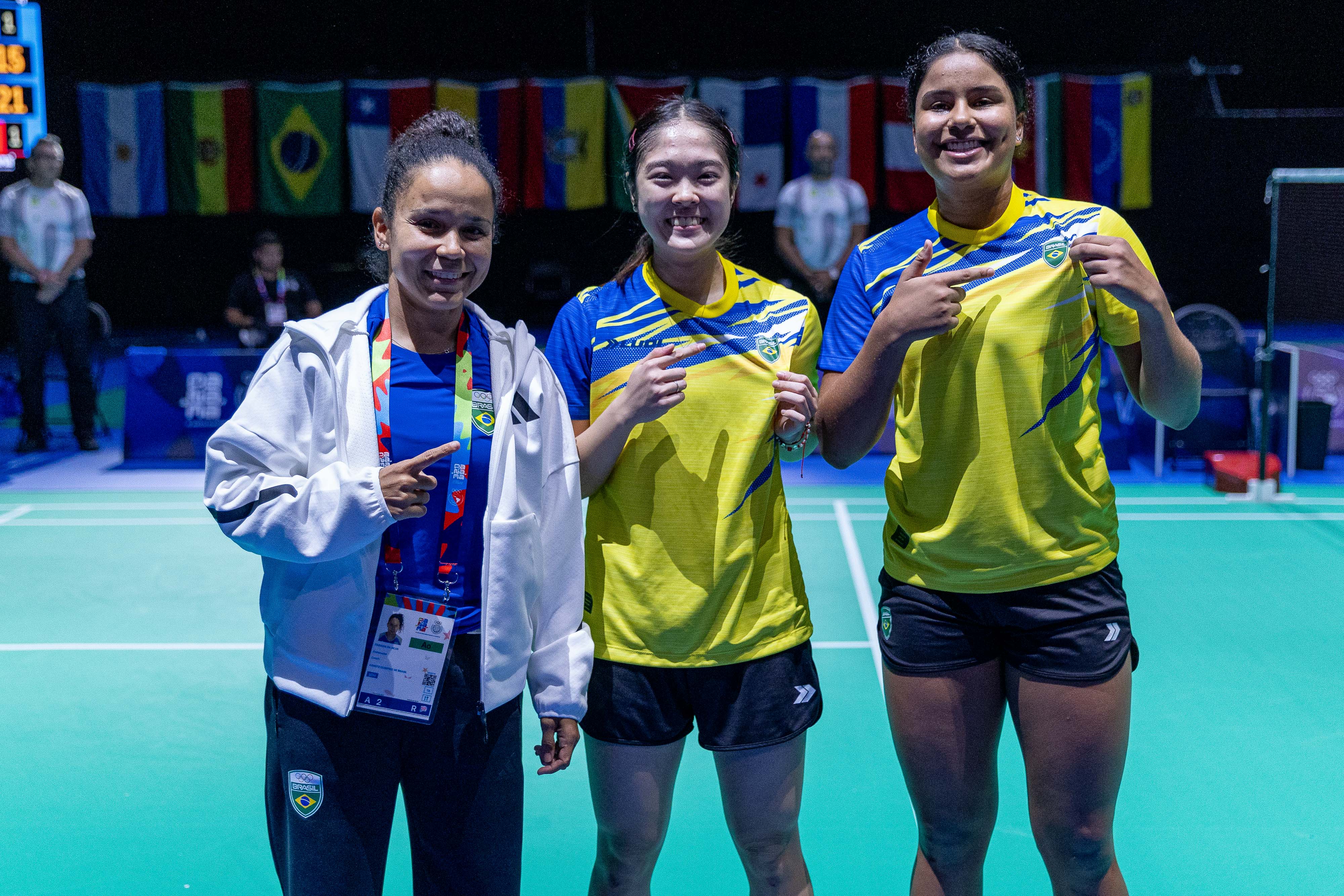 Vivian Iha e Yasmim do Nascimento são campeaãs nas duplas nos Jogos Sul-Americanos da Juventude Panamá 2026