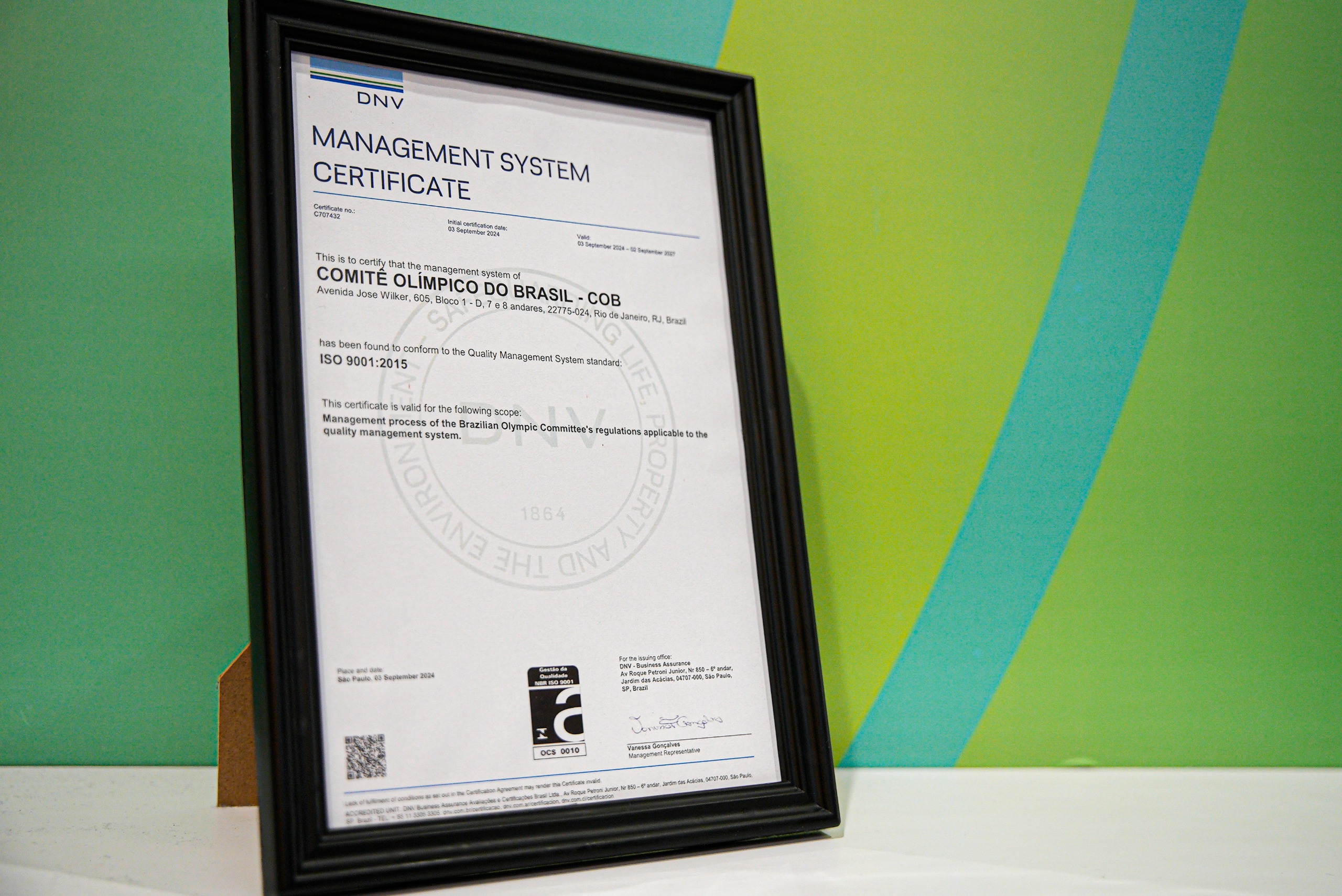 COB conquista Certificação Internacional ISO 9001 pela gestão de qualidade