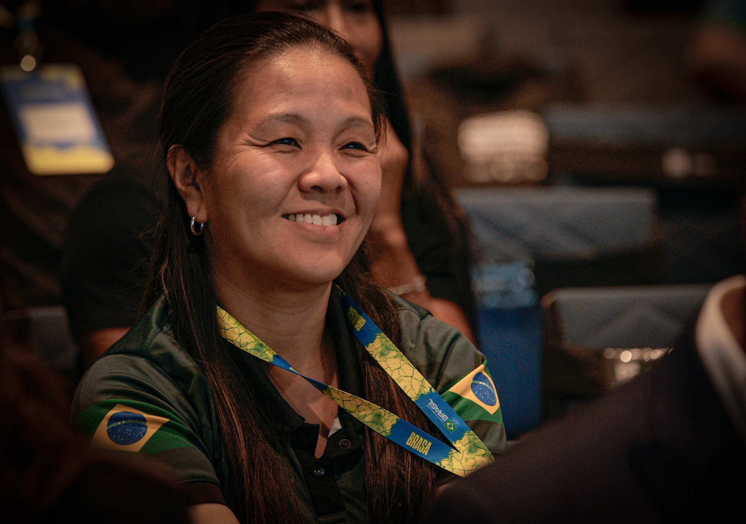 Cristiane Kajiwara, presidente da Confederação Brasileira de Futebol Americano. Foto: Rafael Bello/COB