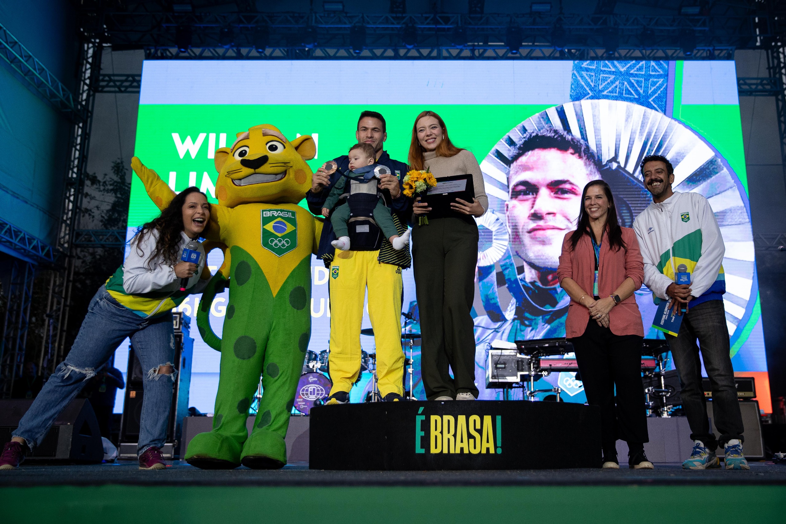 Willian Lima no Festival do Time Brasil.